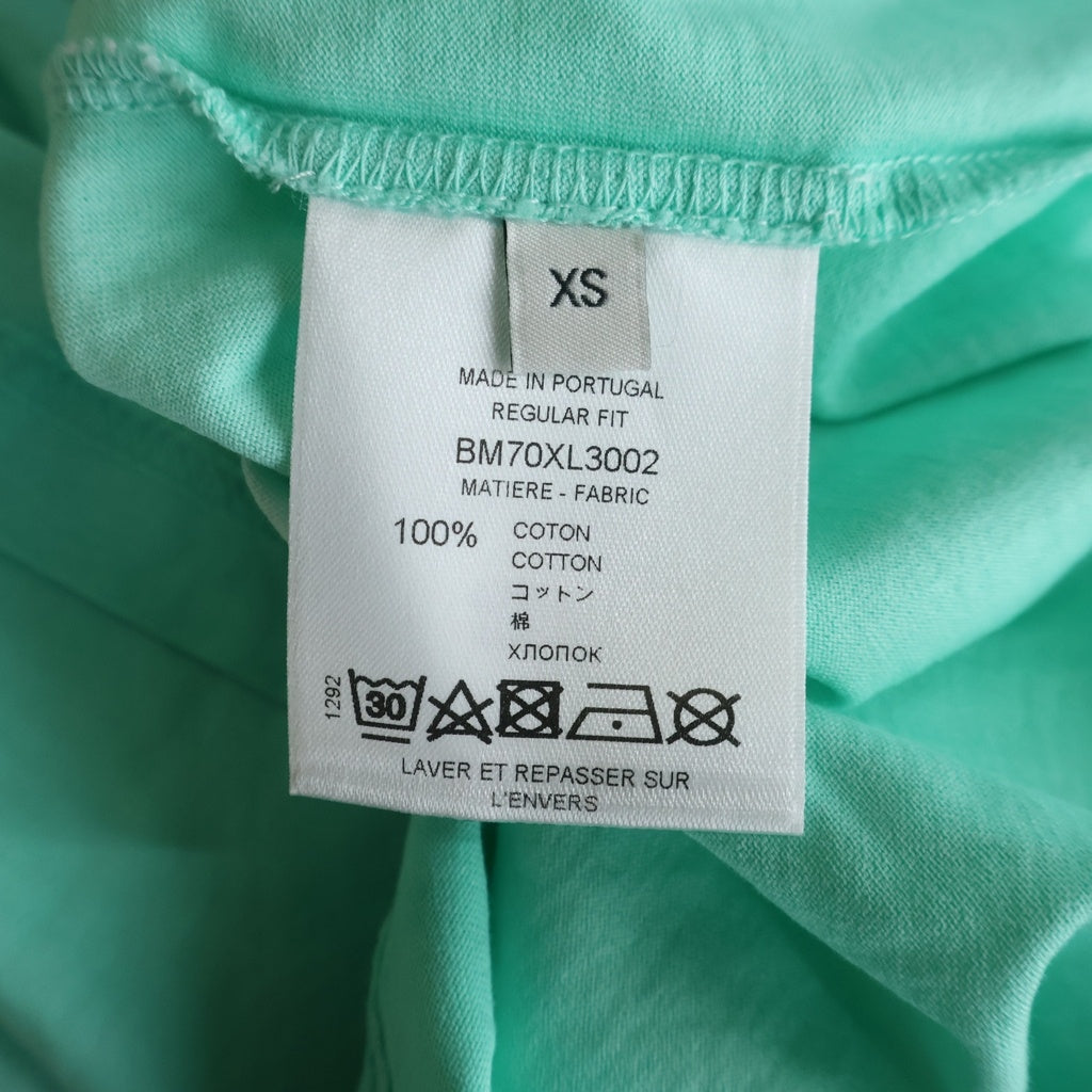GIVENCHY(ジバンシィ) Gradient Studio Logo T-shirt グラデーション BM70XL3002 クルーネックTシャツ グリーン