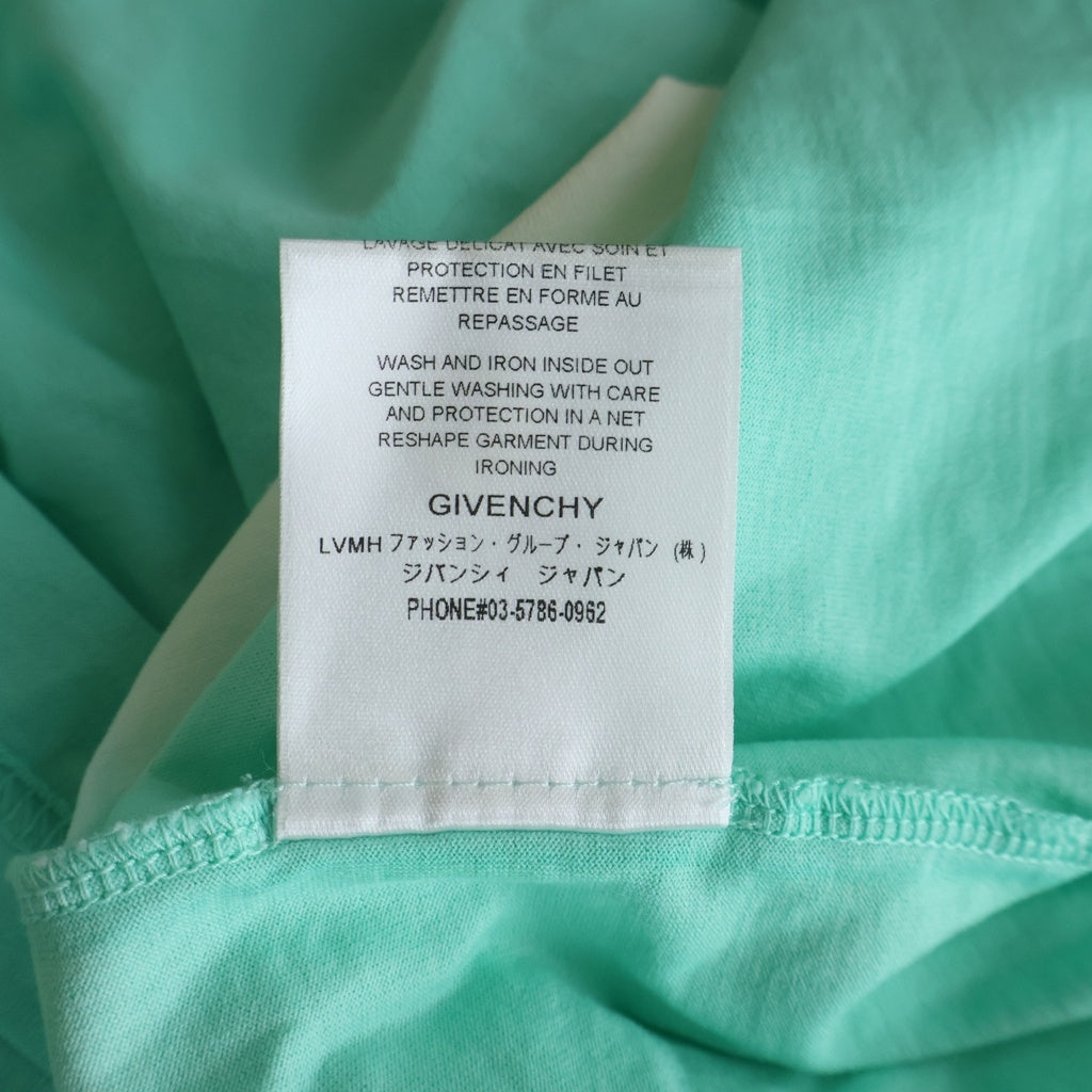 GIVENCHY(ジバンシィ) Gradient Studio Logo T-shirt グラデーション BM70XL3002 クルーネックTシャツ グリーン