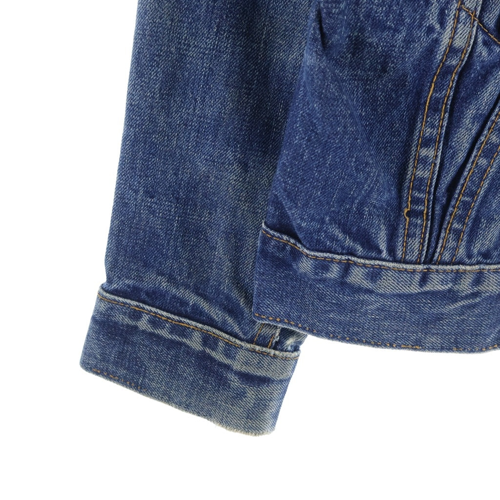 Levi's(リーバイス) VINTAGE KIDS キッズ 60s-70s BIGE 4th 不V スナップ レインボーステッチ Gジャン インディゴ -