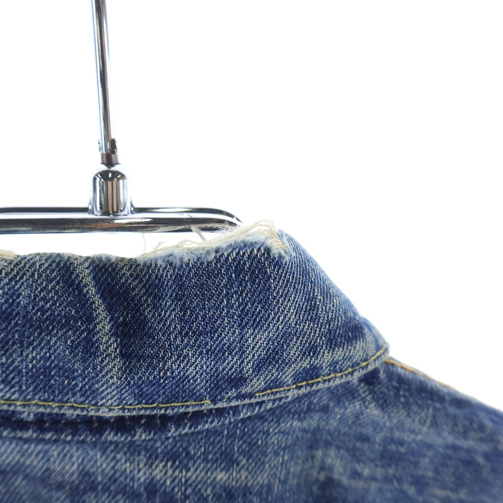 Levi's(リーバイス) VINTAGE KIDS キッズ 60s-70s BIGE 4th 不V スナップ レインボーステッチ Gジャン インディゴ -