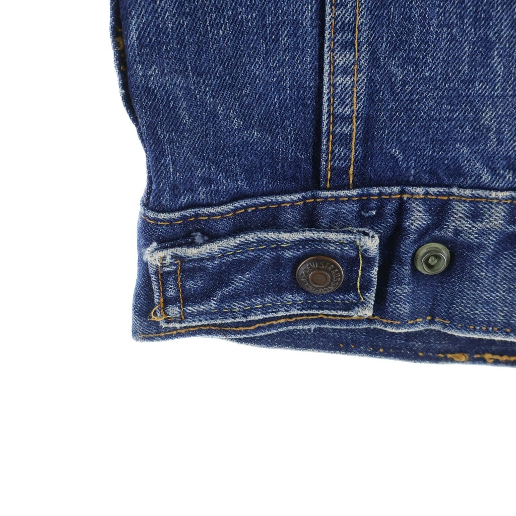 Levi's(リーバイス) VINTAGE KIDS キッズ 60s-70s BIGE 4th 不V スナップ レインボーステッチ Gジャン インディゴ -