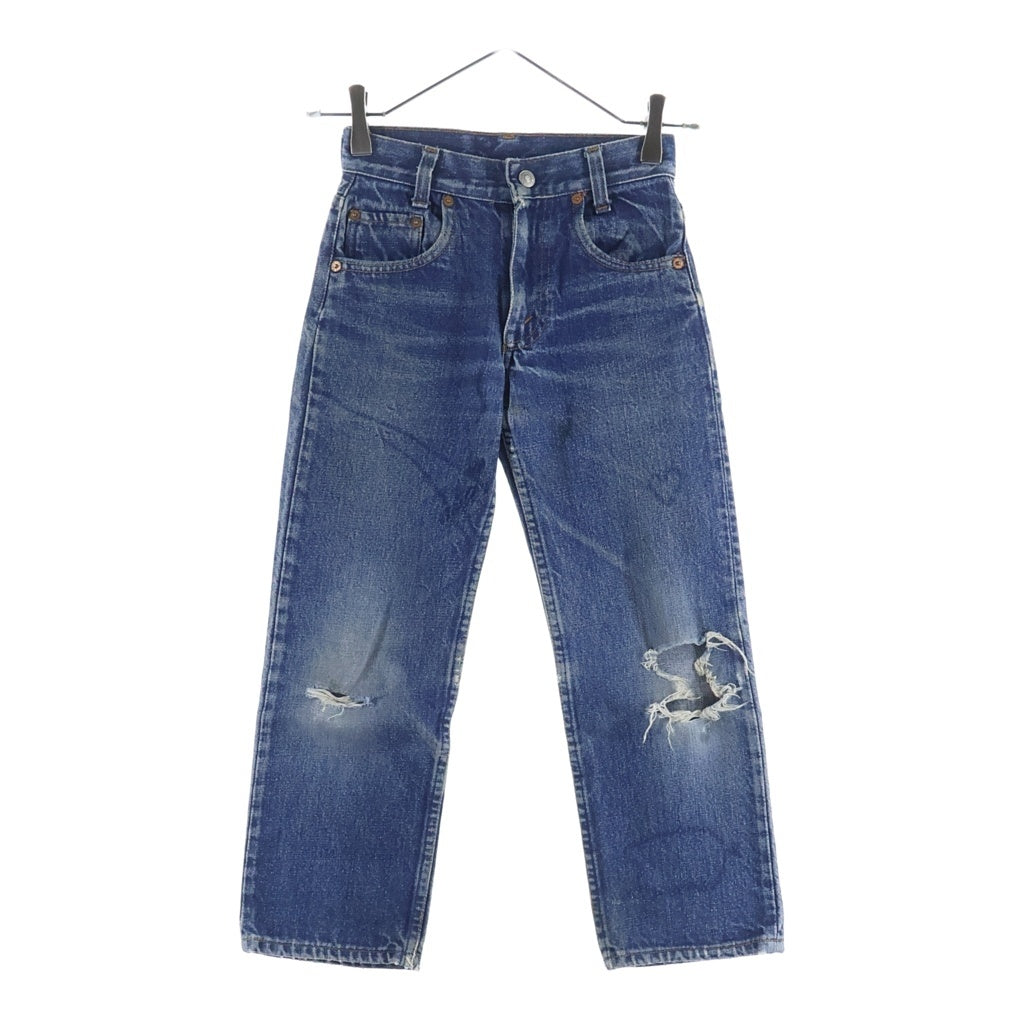 Levi's(リーバイス) VINTAGE KIDS 80s ボタン裏553 42TALON デニム ブラック -