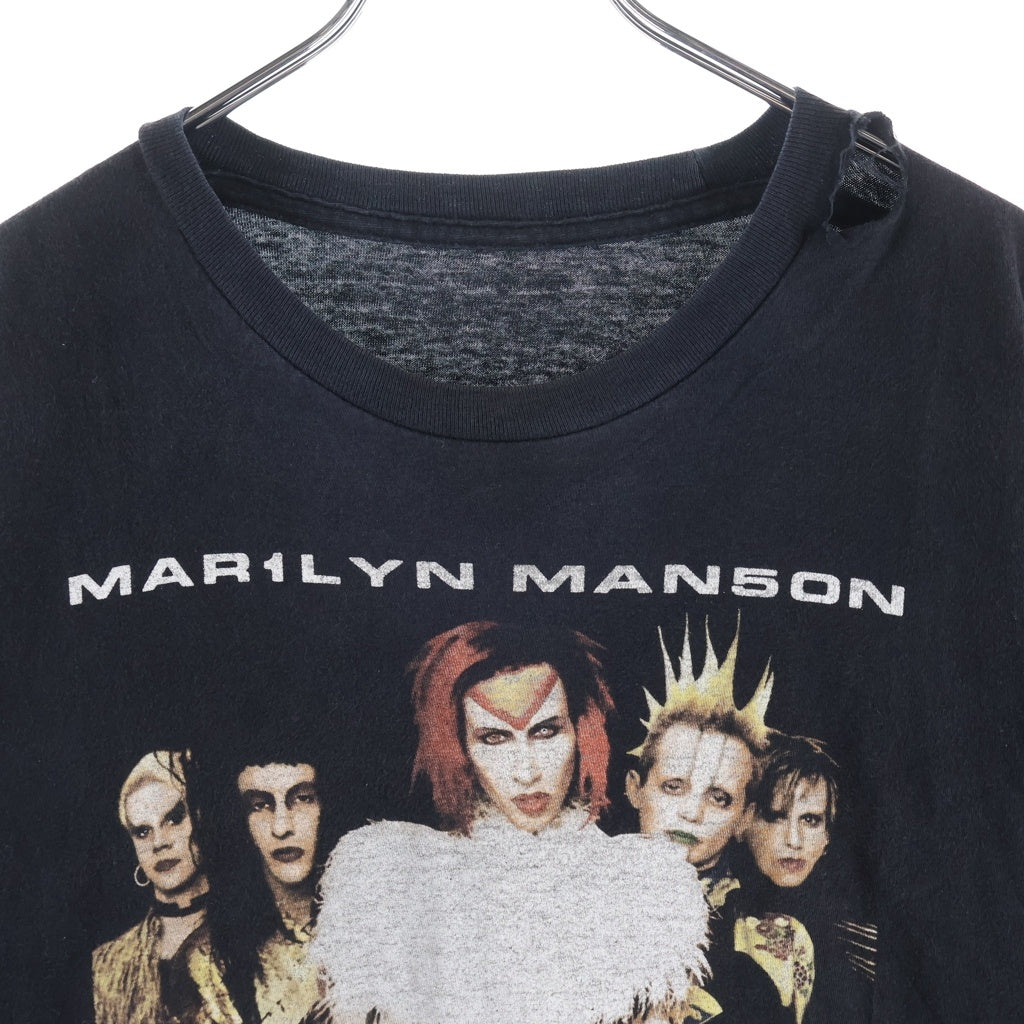 VINTAGE(ヴィンテージ) 10s MARLYN MANSON ROCK IS DEAD TOUR マリリンマンソン ロックイズデッドツアー クルーネックTシャツ ブラック -