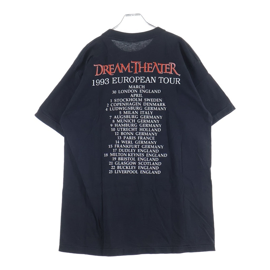 VINTAGE(ヴィンテージ) 90s DREAM THEATER Images and Tour ドリームシアター クルーネックTシャツ ユーロ ブラック -