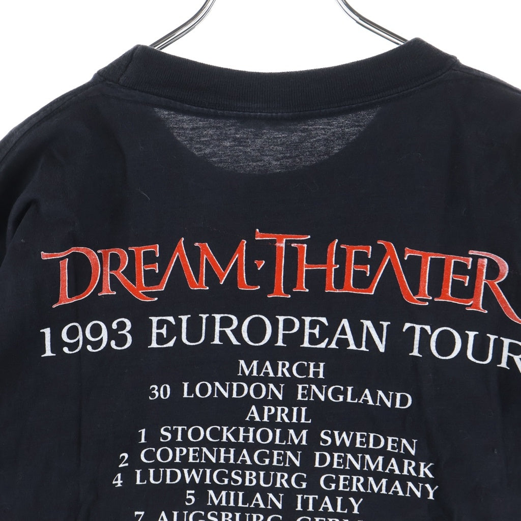 VINTAGE(ヴィンテージ) 90s DREAM THEATER Images and Tour ドリームシアター クルーネックTシャツ ユーロ ブラック -