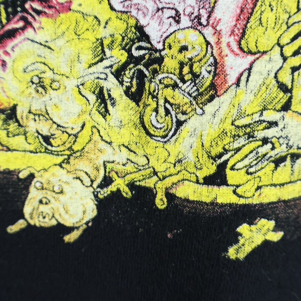 VINTAGE(ヴィンテージ) 90s BLACK SABBATH Forbidden ブラックサバス 袖プリ ロングスリーブカットソー ブラック -