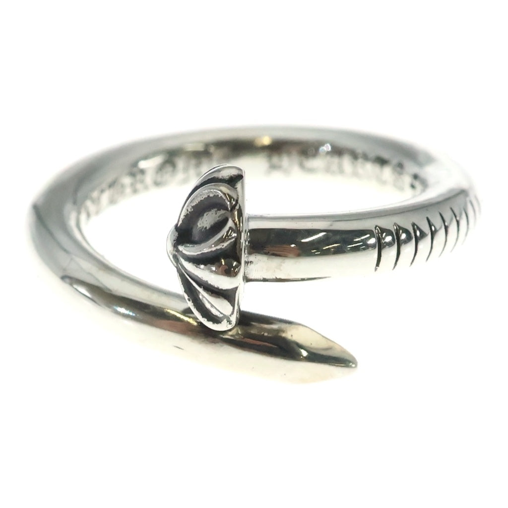 CHROME HEARTS(クロムハーツ) NAIL CRSBALL ネイル クロスボール リング シルバー BCA349 -