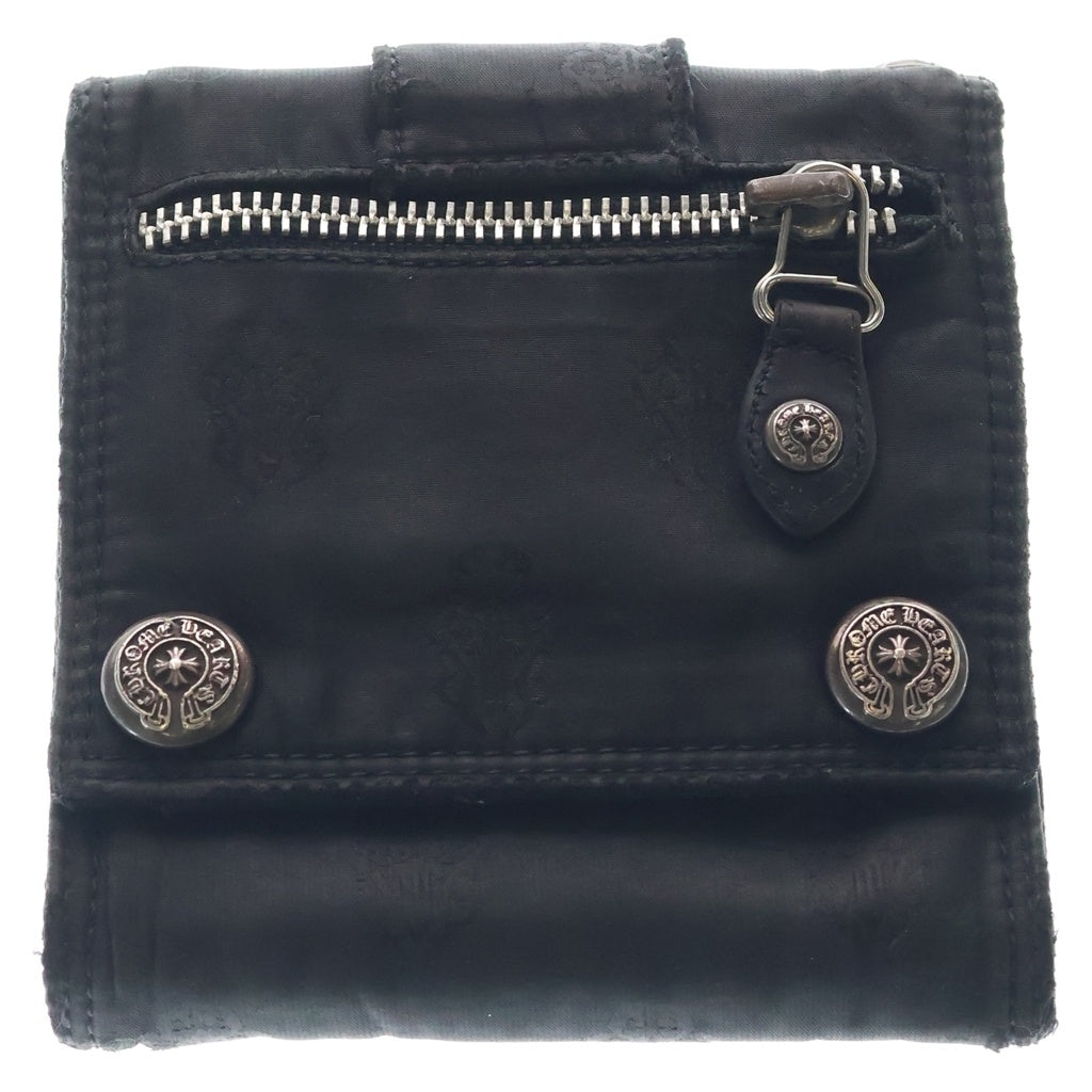 CHROME HEARTS(クロムハーツ) 3FOLD LARGE NYLON WALLET 3フォールド ナイロンウォレット 財布 ブラック