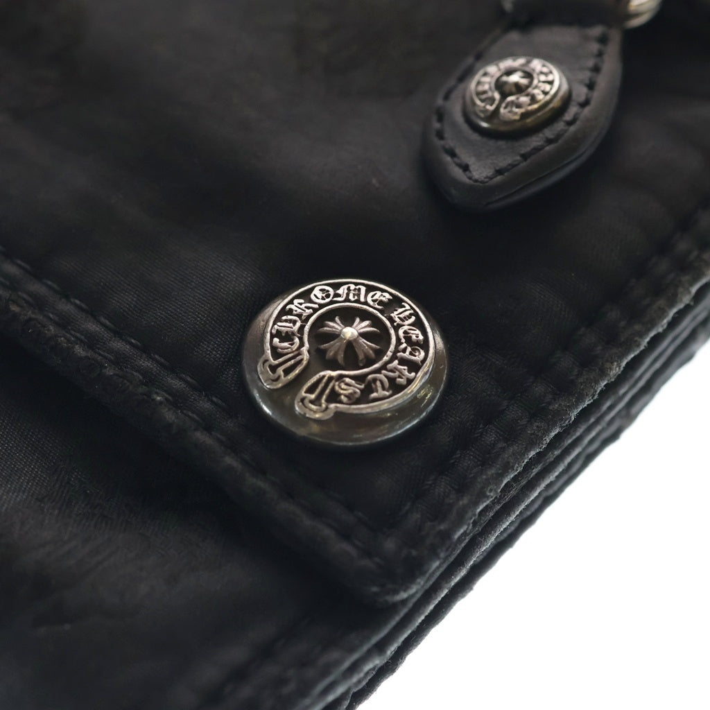 CHROME HEARTS(クロムハーツ) 3FOLD LARGE NYLON WALLET 3フォールド ナイロンウォレット 財布 ブラック