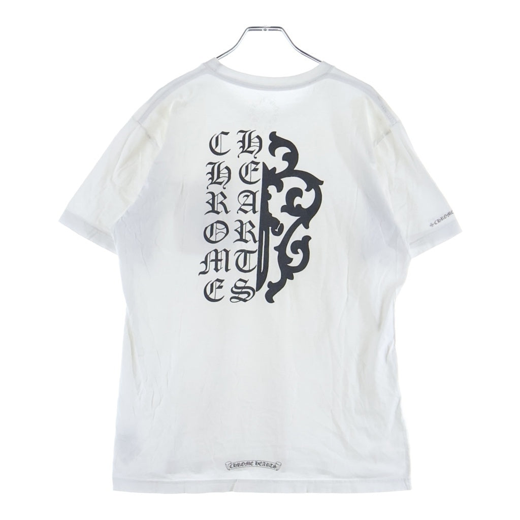 CHROME HEARTS(クロムハーツ) CH S/S バックヴァインダガー英字ロゴプリント 半袖Tシャツ