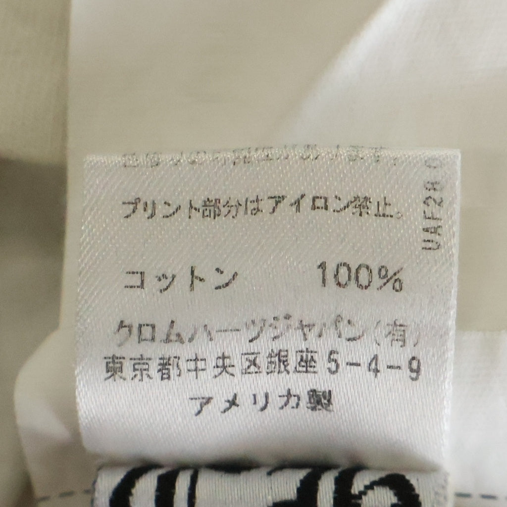 CHROME HEARTS(クロムハーツ) CH S/S バックセメタリークロスプリント 半袖Tシャツカットソー