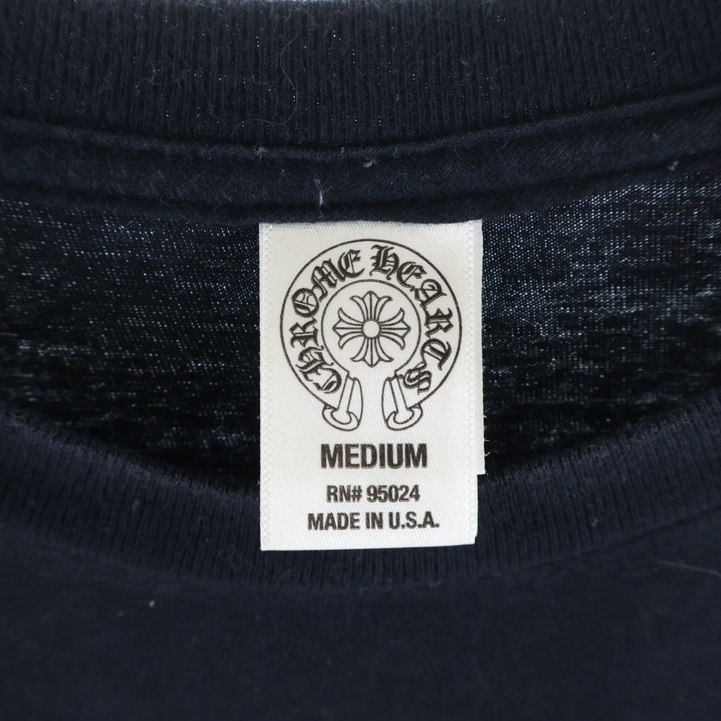 CHROME HEARTS(クロムハーツ) CH FOTI S/S TEE フォティ ハリスティータプリント 半袖Tシャツカットソー ブラック