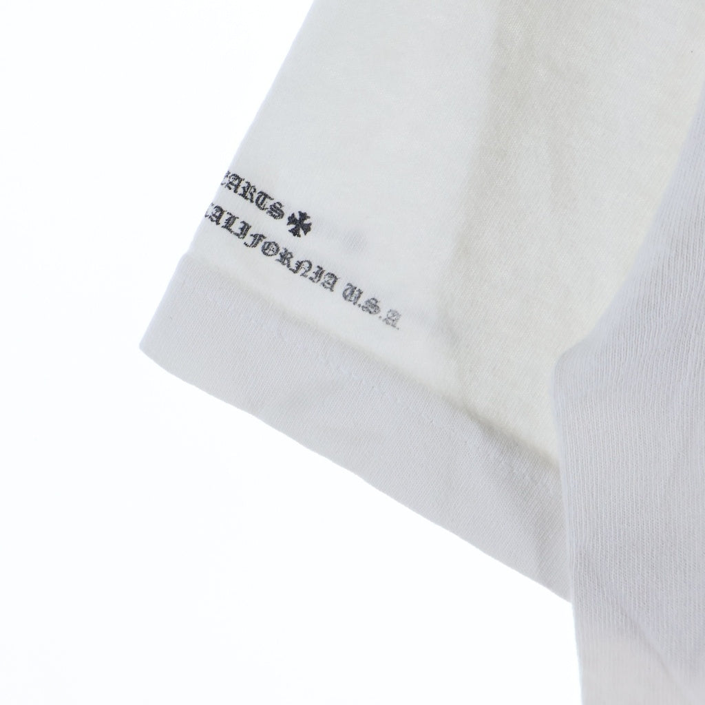 CHROME HEARTS(クロムハーツ) OLD S/S バックCHプラスプリント 半袖Tシャツカットソー ホワイト