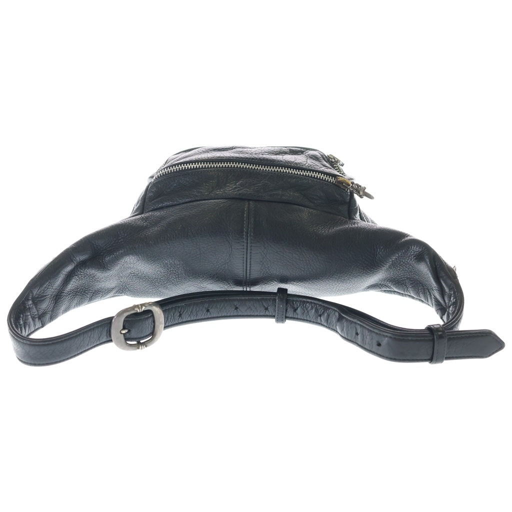 CHROME HEARTS(クロムハーツ) #1 SNAT PACK スナットパック ダガージップ ガンスリンガーベルト レザーウエストバッグ ブラック