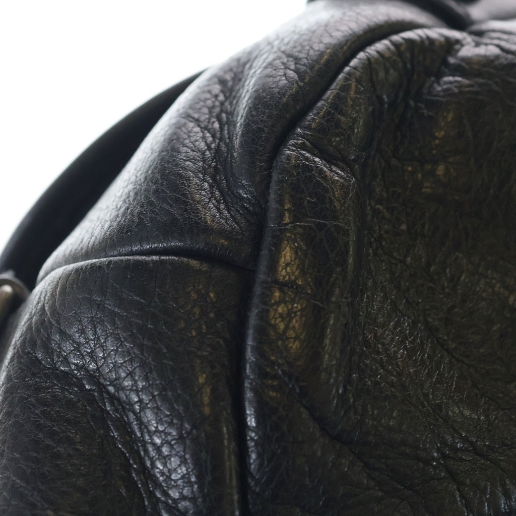 CHROME HEARTS(クロムハーツ) #1 SNAT PACK スナットパック ダガージップ ガンスリンガーベルト レザーウエストバッグ ブラック