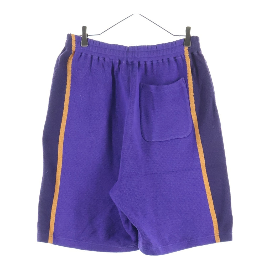 SUPREME(シュプリーム) 24AW ×Umbro Knit Soccer Short ロゴプリント ハーフパンツ パープル