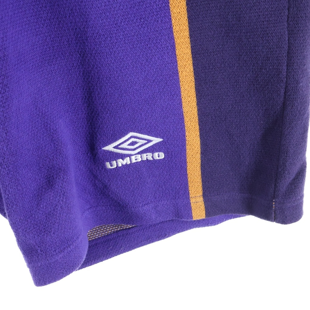 SUPREME(シュプリーム) 24AW ×Umbro Knit Soccer Short ロゴプリント ハーフパンツ パープル