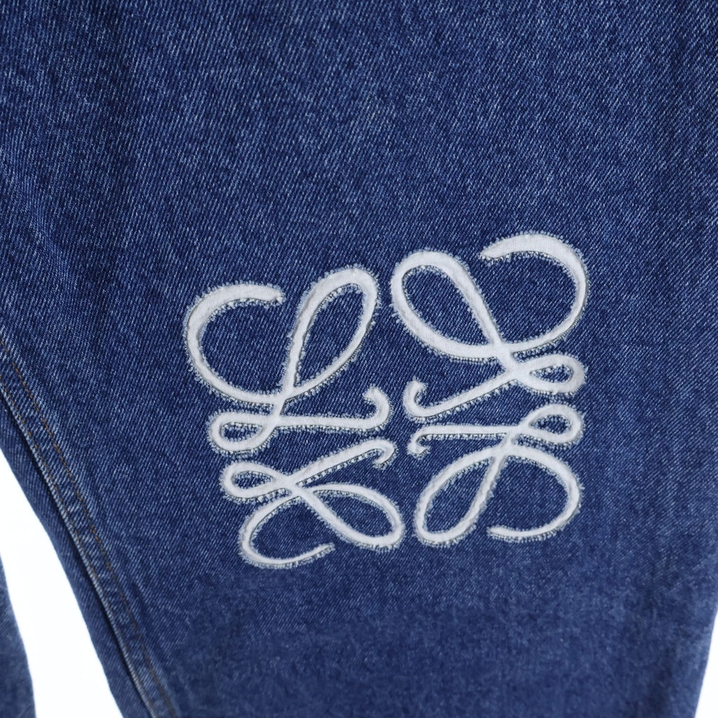 LOEWE(ロエベ) アナグラム刺繍 ストレートデニムパンツ インディゴ H526Y11W59