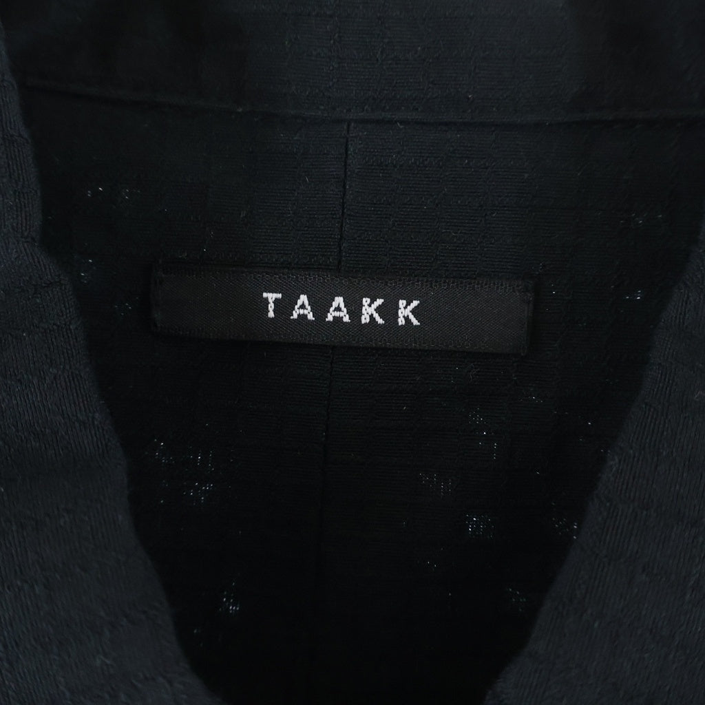 TAAKK(ターク) 26AW F1 FIELD SHIRT TA26AW-SH010 リップストップ シャツジャケット ブラック