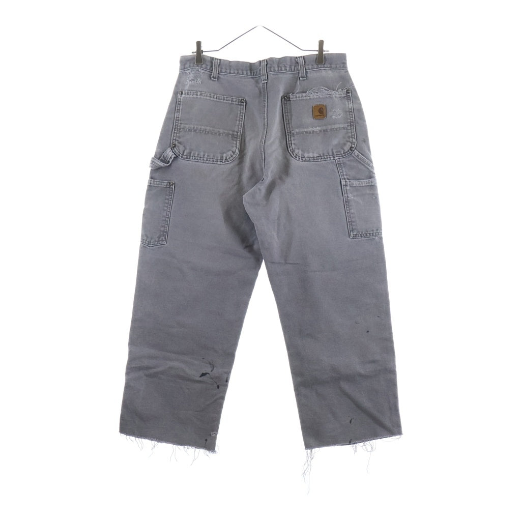 CARHARTT(カーハート) 10s メキシコ製 ダブルニー ダック ワークパンツ グレー B136 GVL