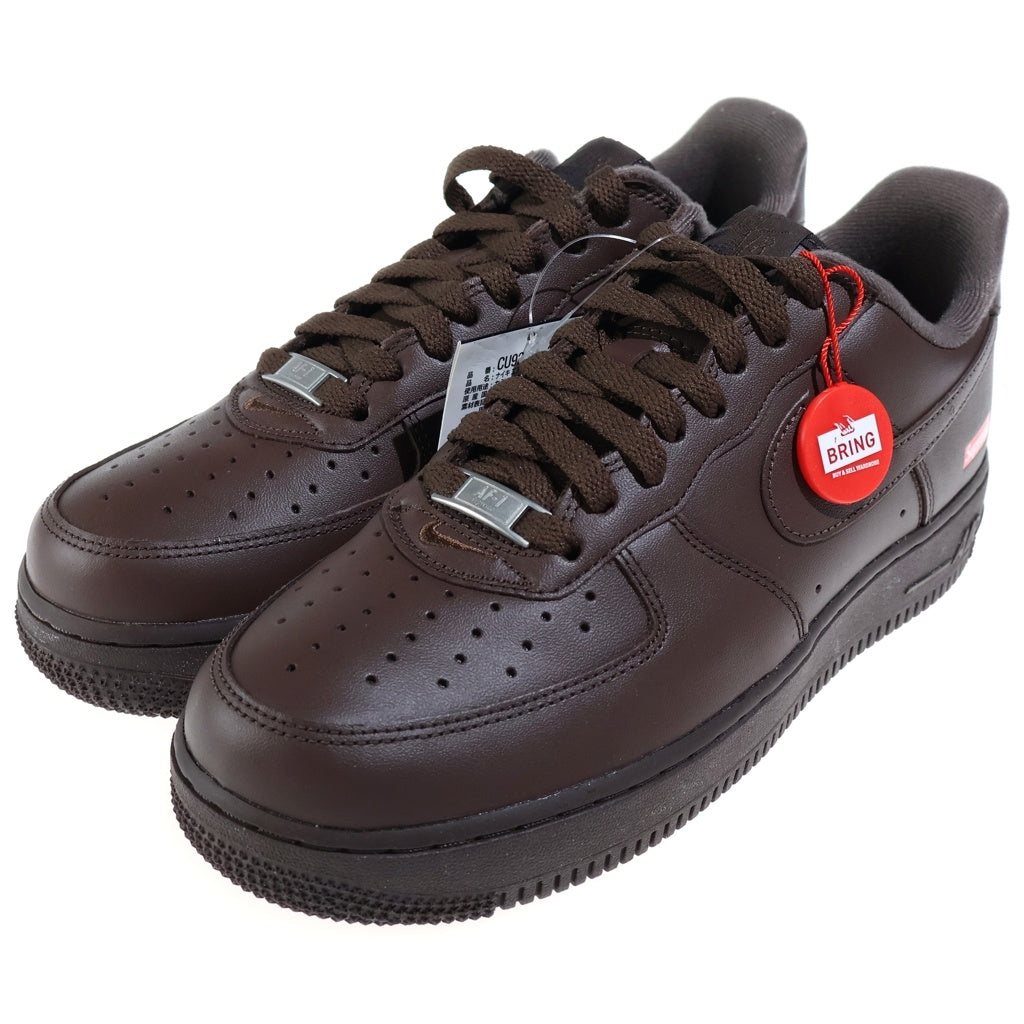 NIKE(ナイキ) ×Supreme Air Force 1 エアフォース1 ローカットスニーカー CU9255-200 ブラウン
