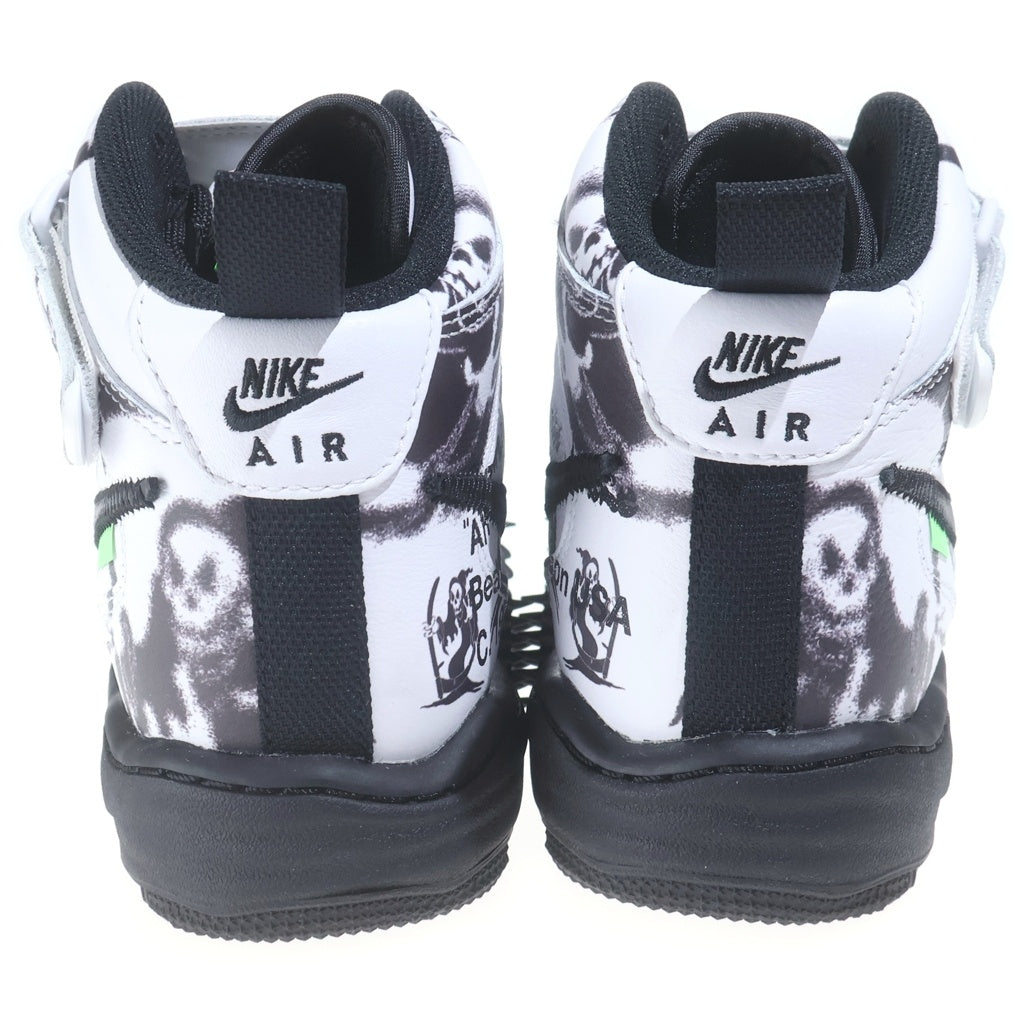 NIKE(ナイキ) ×Off-White Air Force 1 Mid エアフォース1 ハイカットスニーカー DR0500-102 ブラック/ホワイト