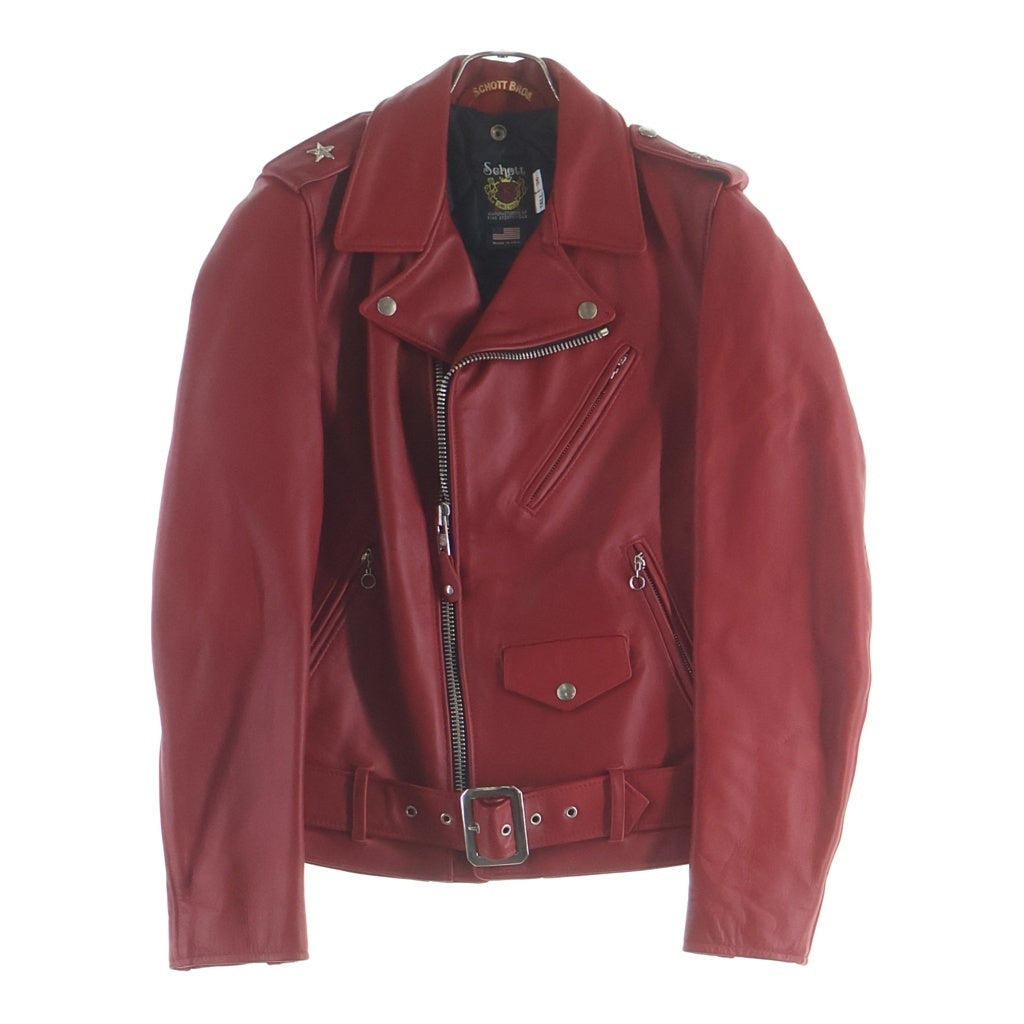 SCHOTT(ショット) 613UST VINTAGE ONESTAR TALL ライダースジャケット 7164 レッド