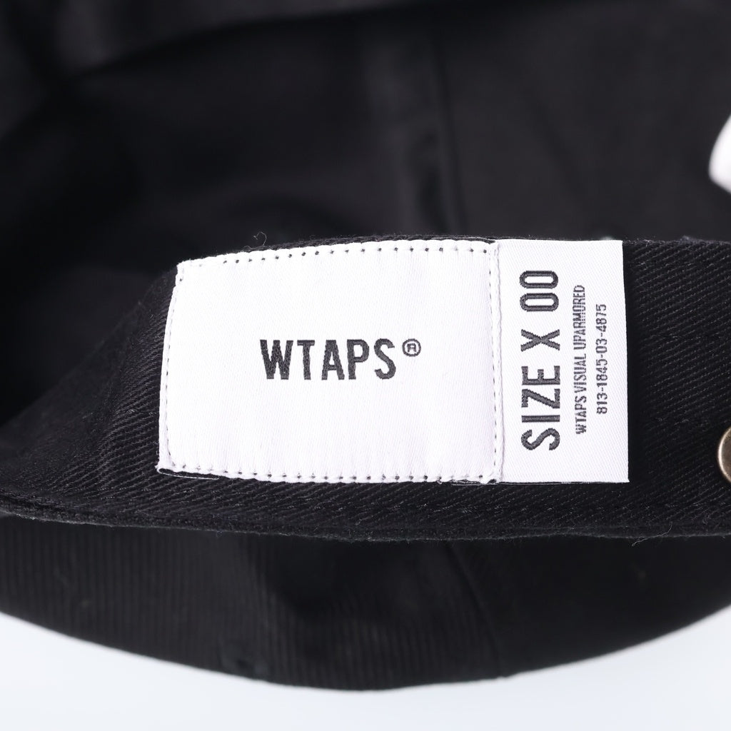 WTAPS(ダブルタップス) 25SS T-6M 02 CAP / COTTON.TWILL 6パネルキャップ ブラック 251HCDT-HT02