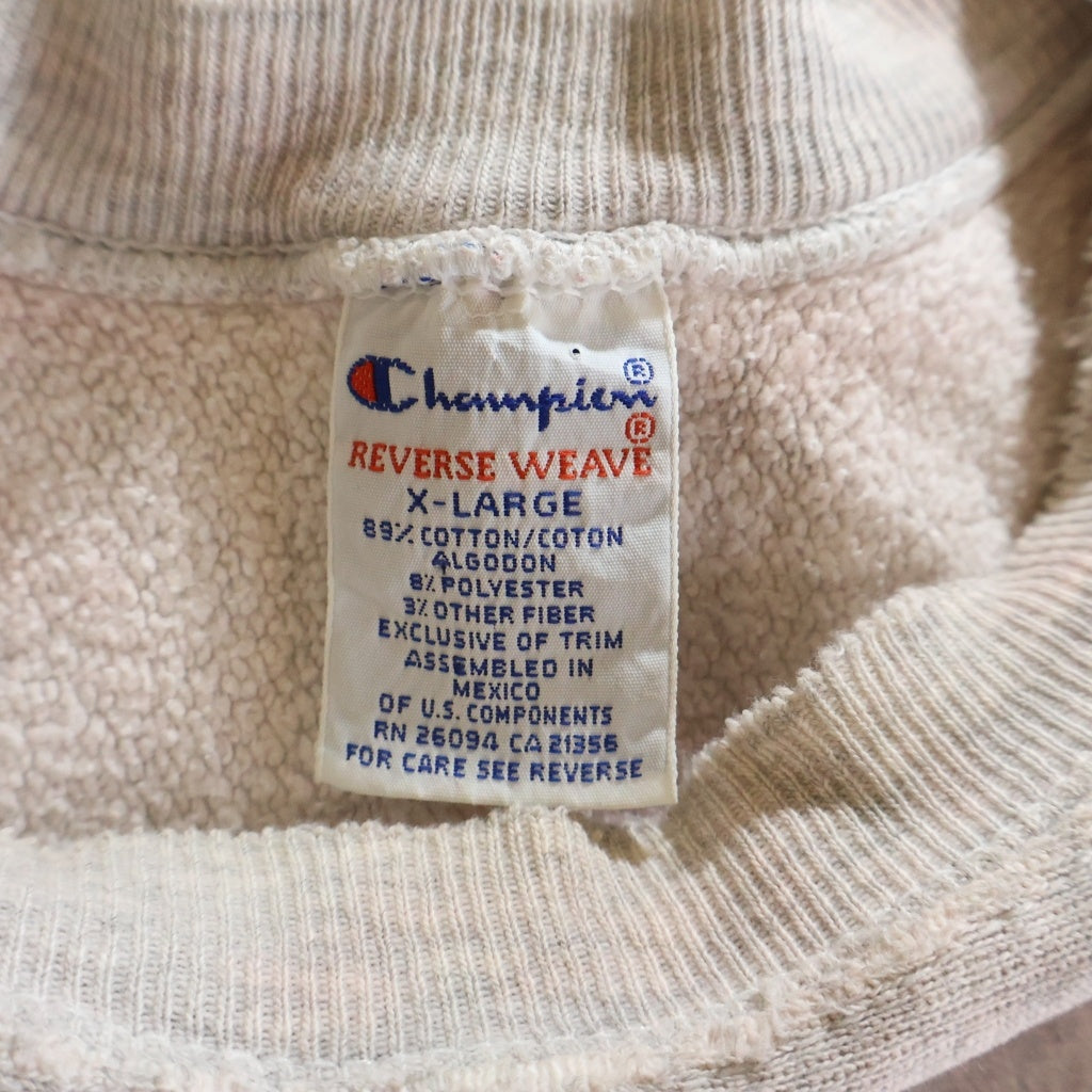 CHAMPION(チャンピオン) 90s REVERSE WEAVE KUTZTOWN リバースウィーブ クルーネックスウェット グレー -