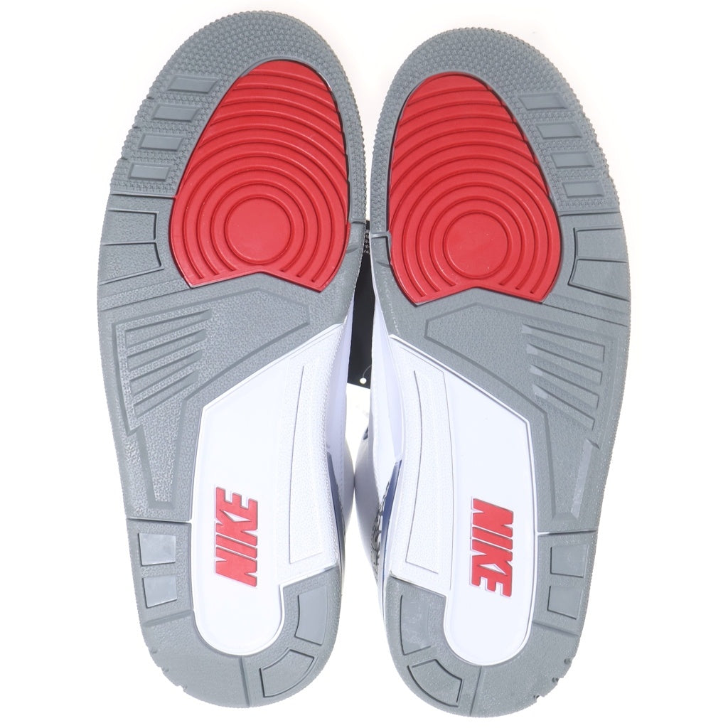 NIKE(ナイキ) AIR JORDAN 3 RETRO エアジョーダン3 レトロ トゥルー ブルー ハイカットスニーカー ホワイト/ブルー US9.5/27.5cm 854262-106