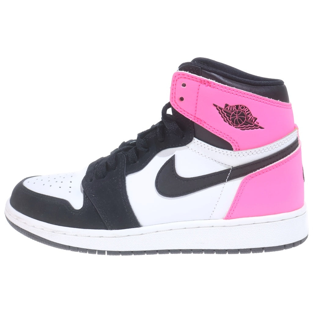 NIKE(ナイキ) Air Jordan 1 Retro High エアジョーダン1 レトロ ハイカットスニーカー 881426-009 ホワイト/ピンク レディース