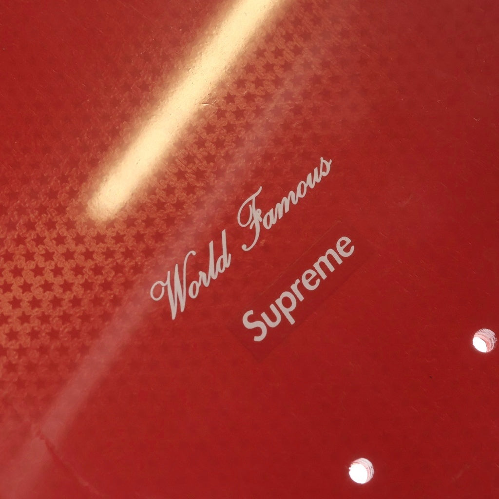 SUPREME(シュプリーム) 2007 Stars Box Logo Skateboard Deck スター総柄ボックスロゴスケートデッキボード レッド