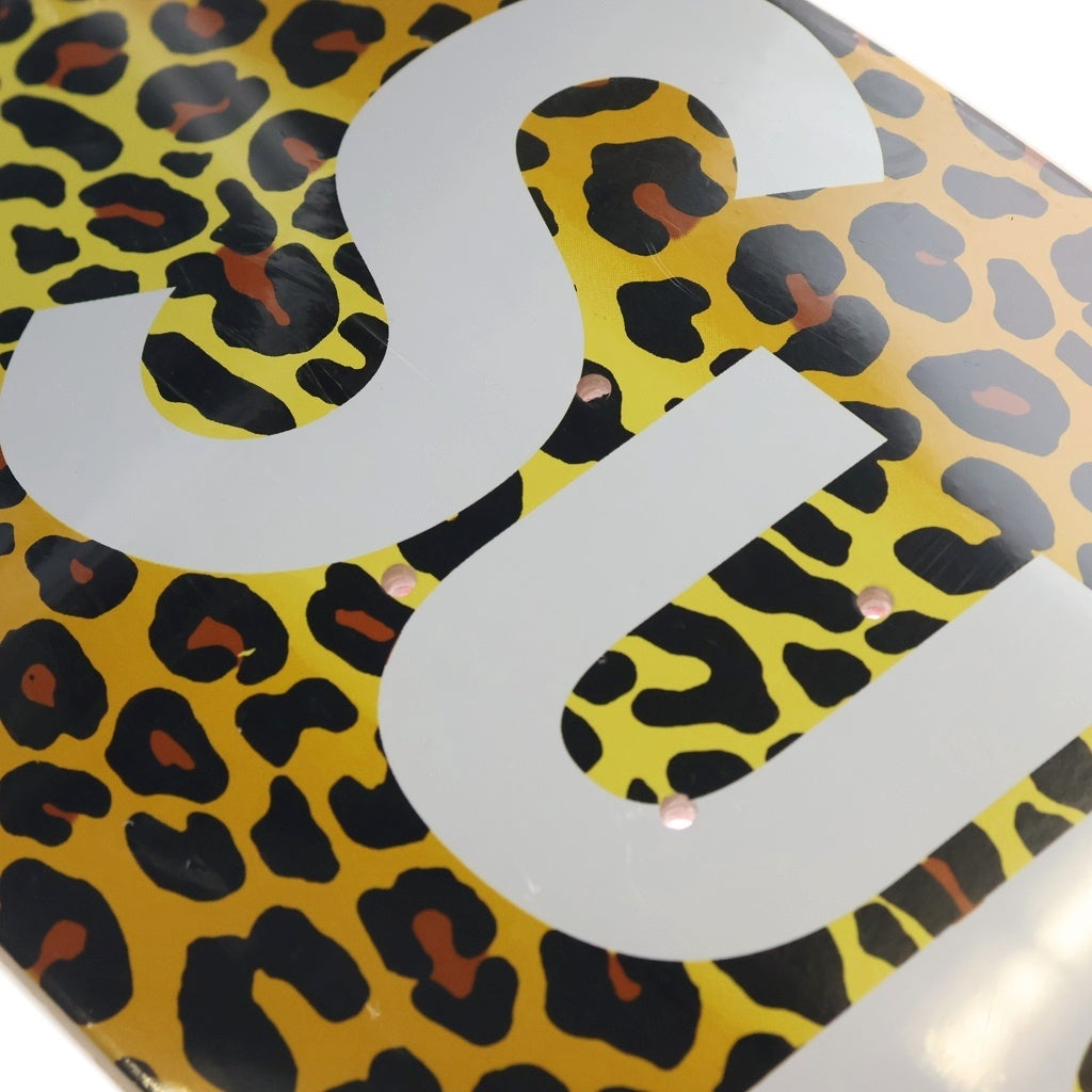 SUPREME(シュプリーム) 09AW Leopard Skateboard Deck レオパード スケートボード イエロー/レッド ‐