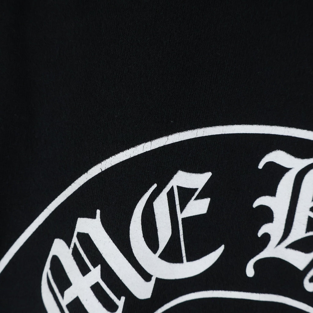 CHROME HEARTS(クロムハーツ) SWTSHRT HD ZIP 大阪限定バックホースシューダガージップ プルオーバーパーカー ブラック