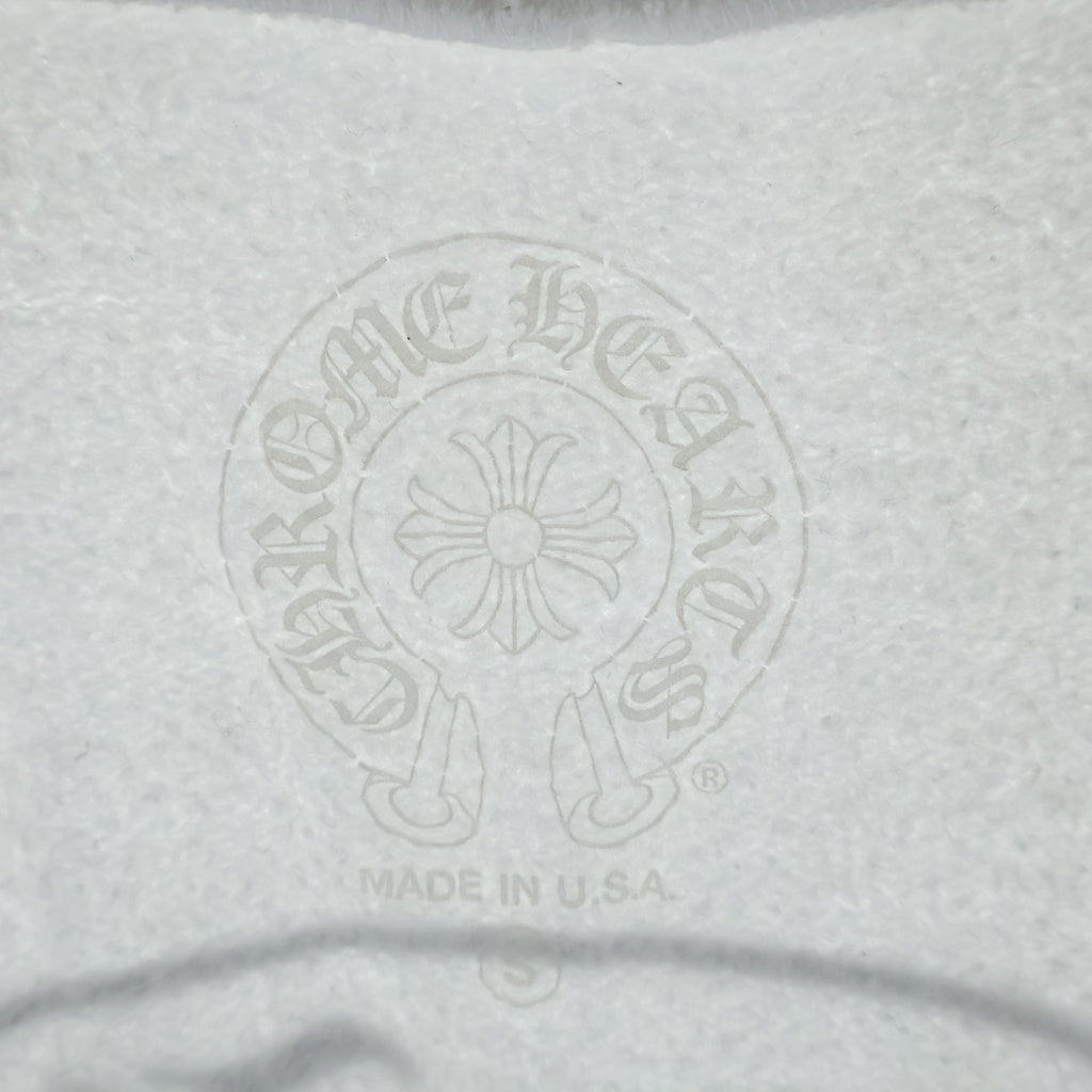 CHROME HEARTS(クロムハーツ) SWTSHRT HD ZIP バックホースシューアームフローラルジップパーカー ホワイト