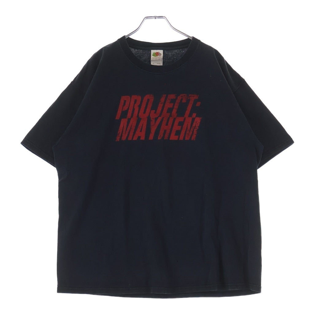 VINTAGE(ヴィンテージ) Fight Club Project Mayhem ファイトクラブ プロジェクトメイヘム クルーネック半袖Tシャツ ネイビー -