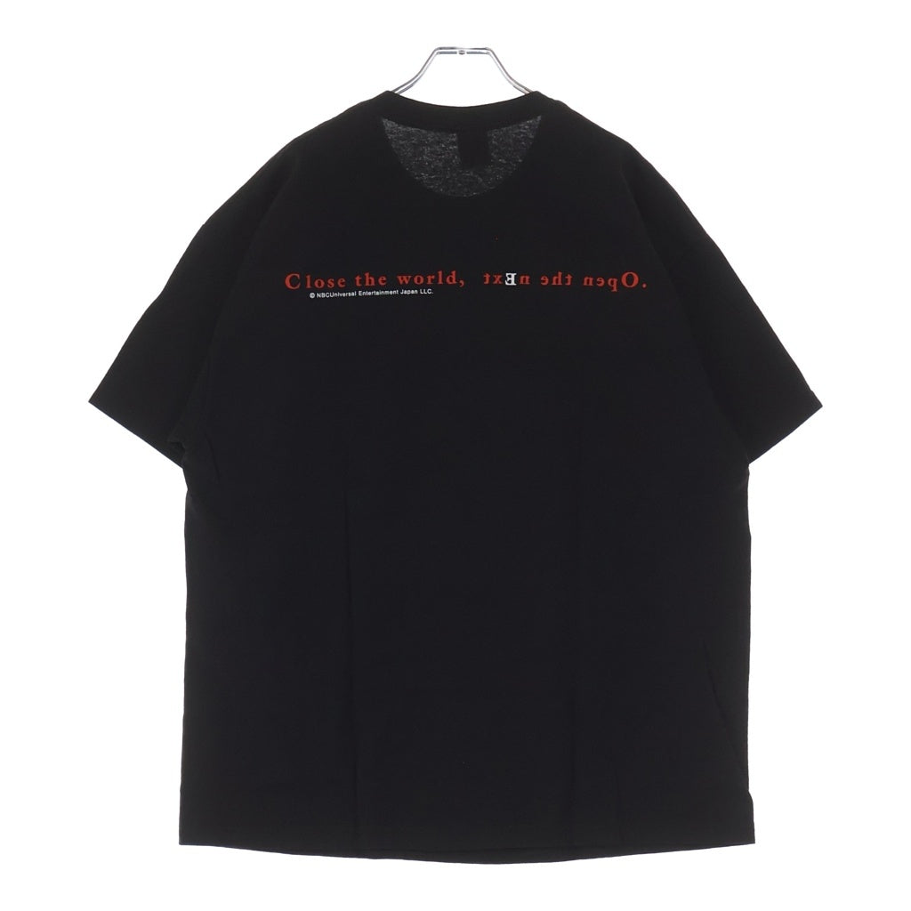 GEEKSRULE(ギークスルール) x serial experiments lain 12 Silkscreen Printing Tee シルクスクリーン プリント クルーネック半袖Tシャツ ブラック ‐