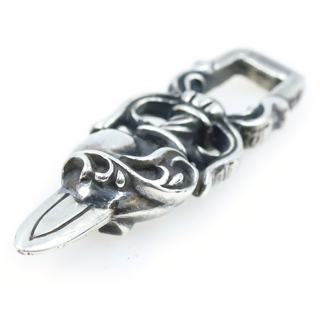 CHROME HEARTS(クロムハーツ) DAGGER HEART ダガーハート ペンダントトップ シルバー BCA243