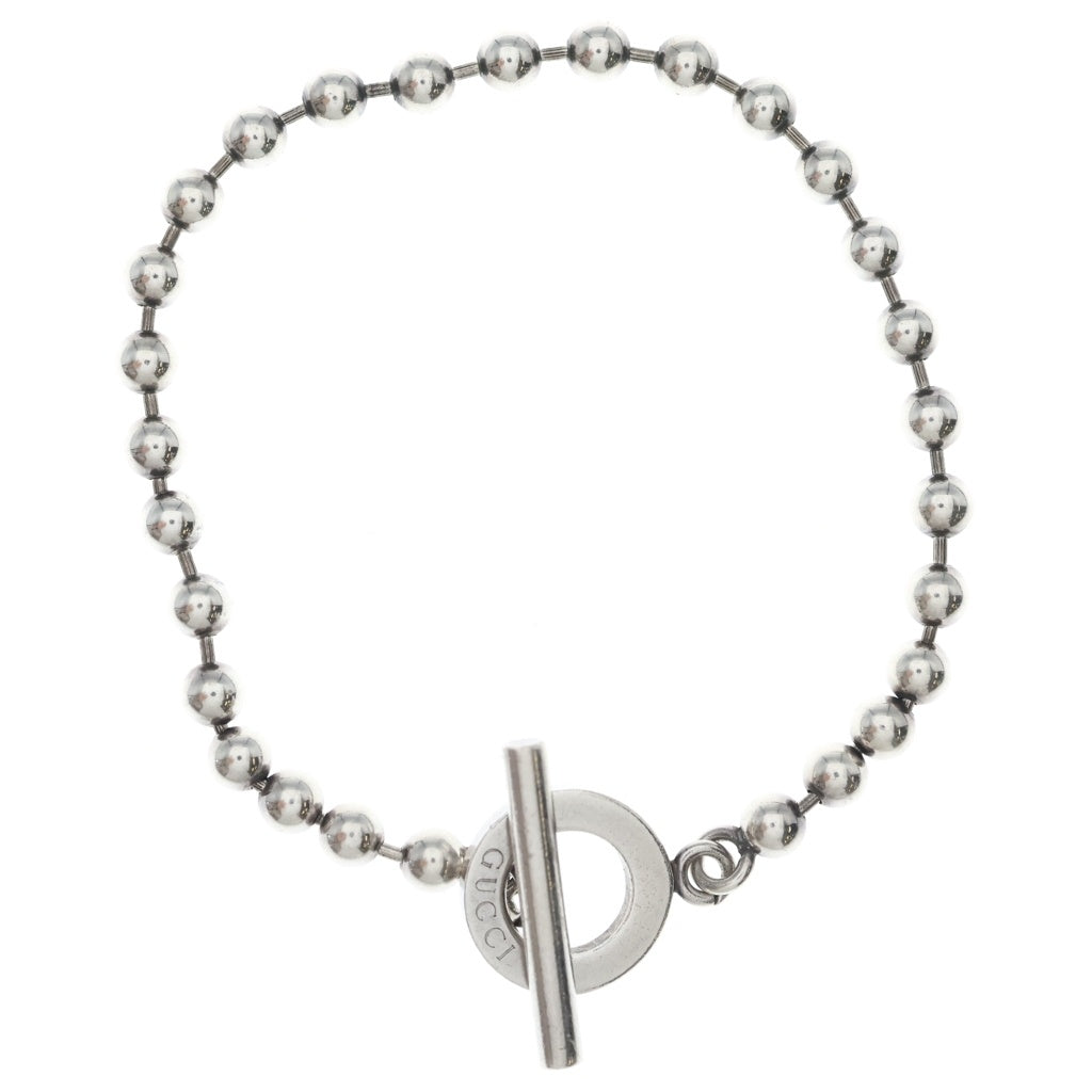 GUCCI(グッチ) boll chain bracelet ボールチェーン ブレスレット シルバー レディース