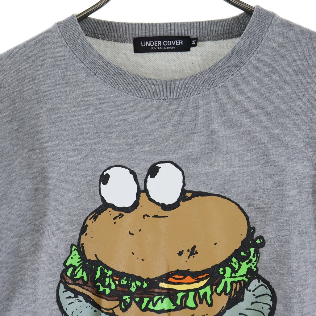 UNDERCOVER(アンダーカバー) HAZE期復刻 BUDDAH BURGER クルーネックスウェット グレー