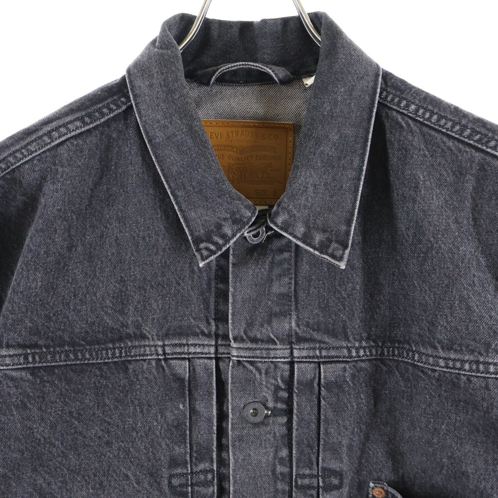 Levi's(リーバイス) 1st TRUCKER JACKET STONEWASH ファースト シンチ Gジャン ブラック