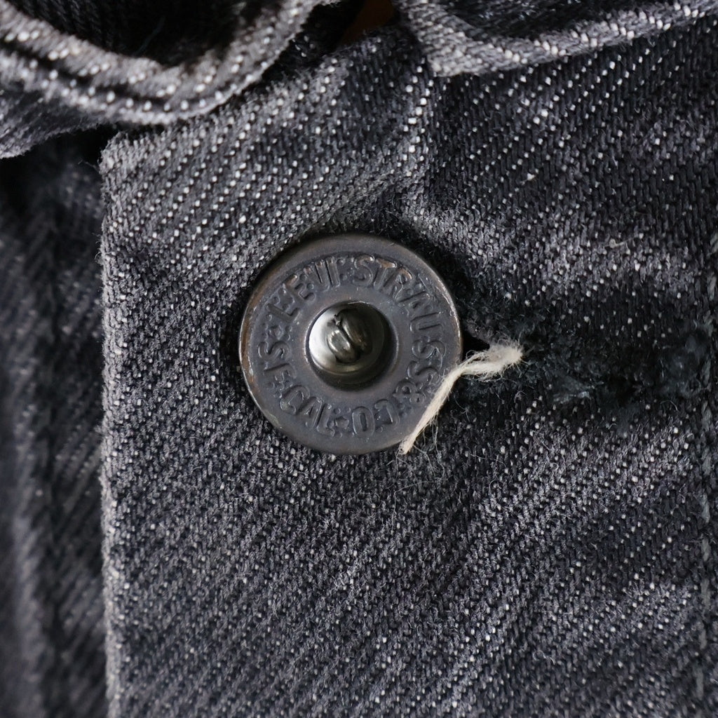 Levi's(リーバイス) 1st TRUCKER JACKET STONEWASH ファースト シンチ Gジャン ブラック