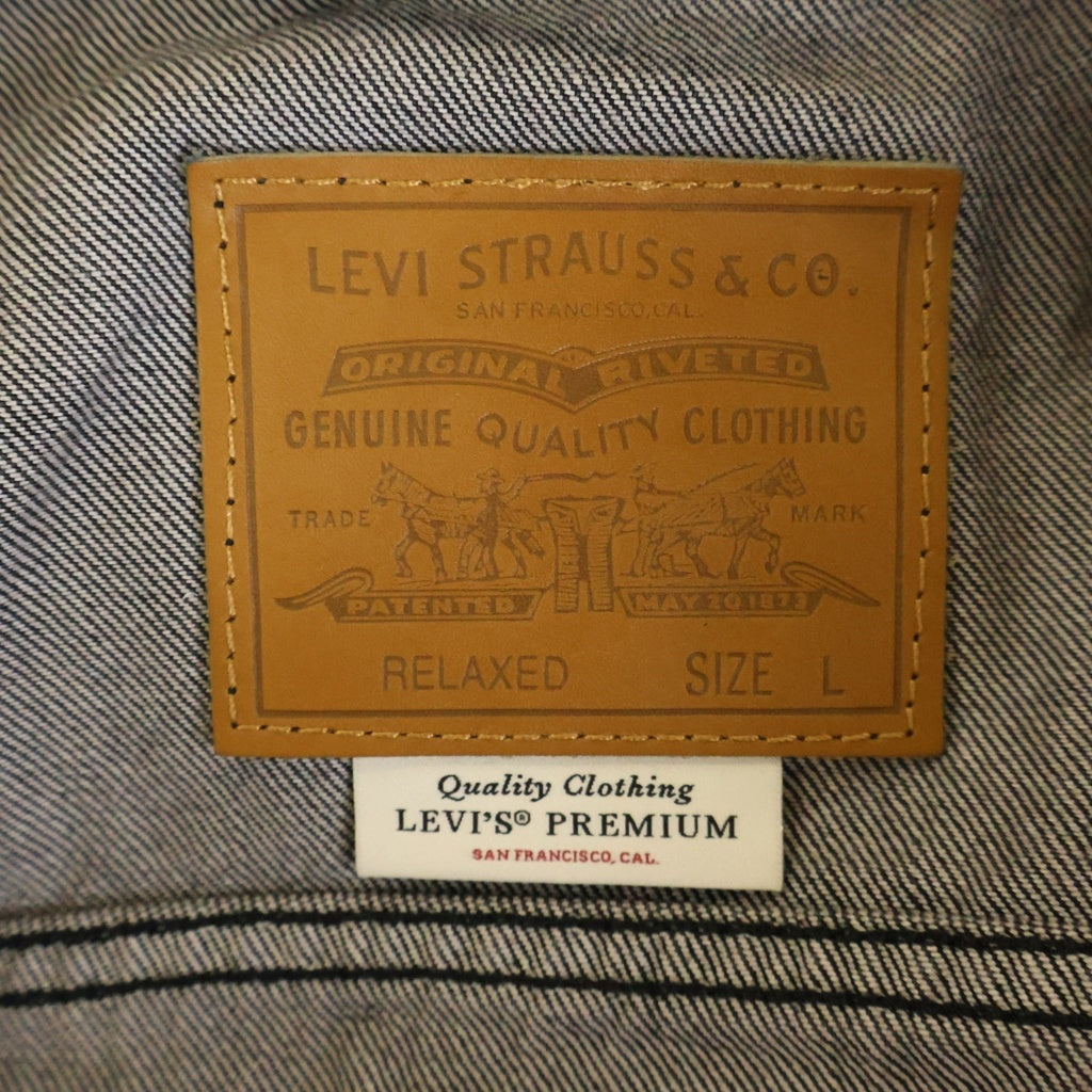 Levi's(リーバイス) 1st TRUCKER JACKET STONEWASH ファースト シンチ Gジャン ブラック