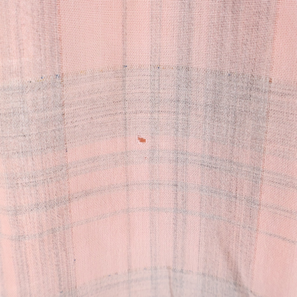 VINTAGE(ヴィンテージ) 60s OMBRE SHADE PINK RAYON グレピン レーヨン 開襟 オープンカラーシャツ ピンク チェック