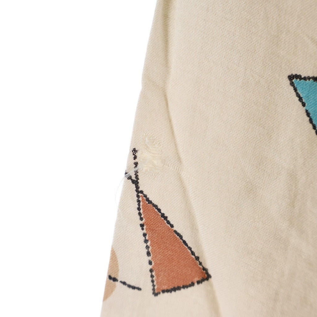 VINTAGE(ヴィンテージ) 50s-60s BRENT Atomic RAYON アトミック レーヨン 開襟 オープンカラーシャツ ベージュ