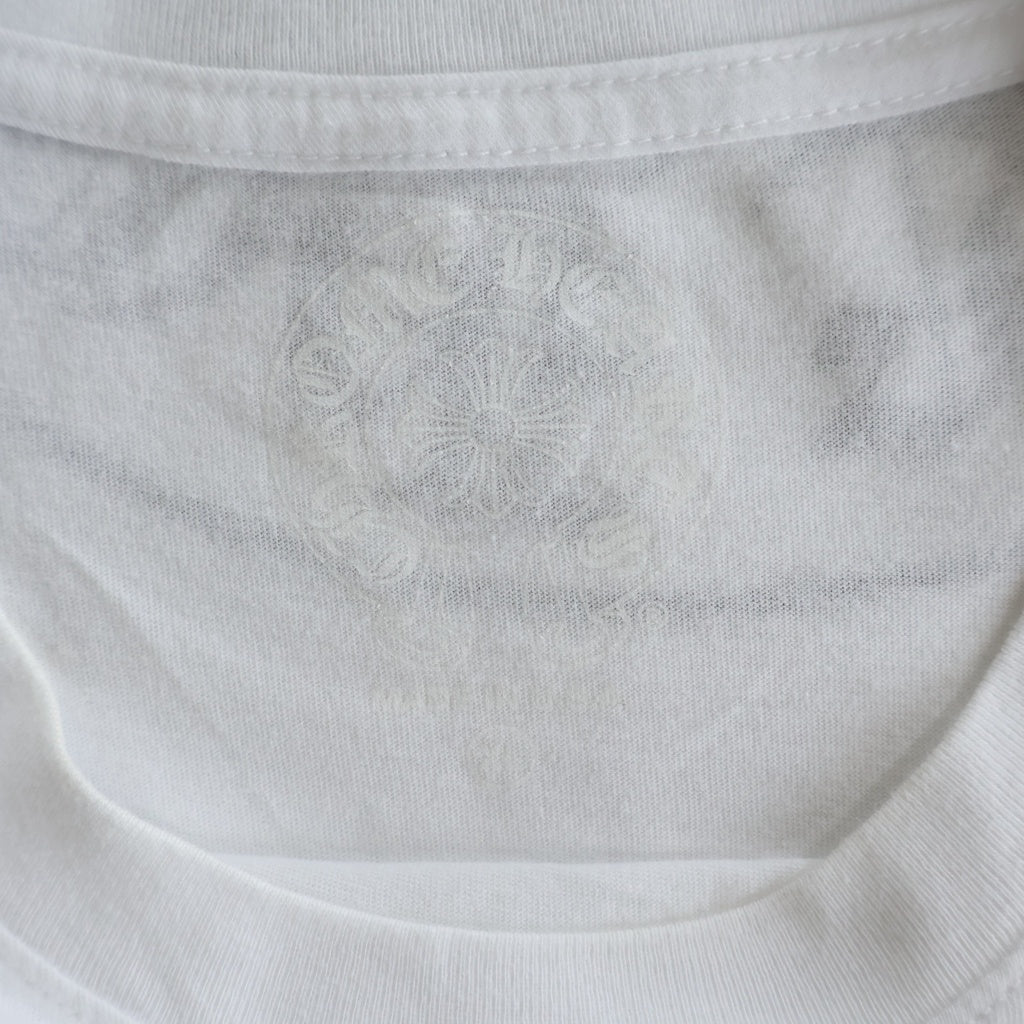 CHROME HEARTS(クロムハーツ) TAIPEI LTD L/S TEE 台北限定 バックホースシュープリント 半袖Tシャツカットソー ホワイト