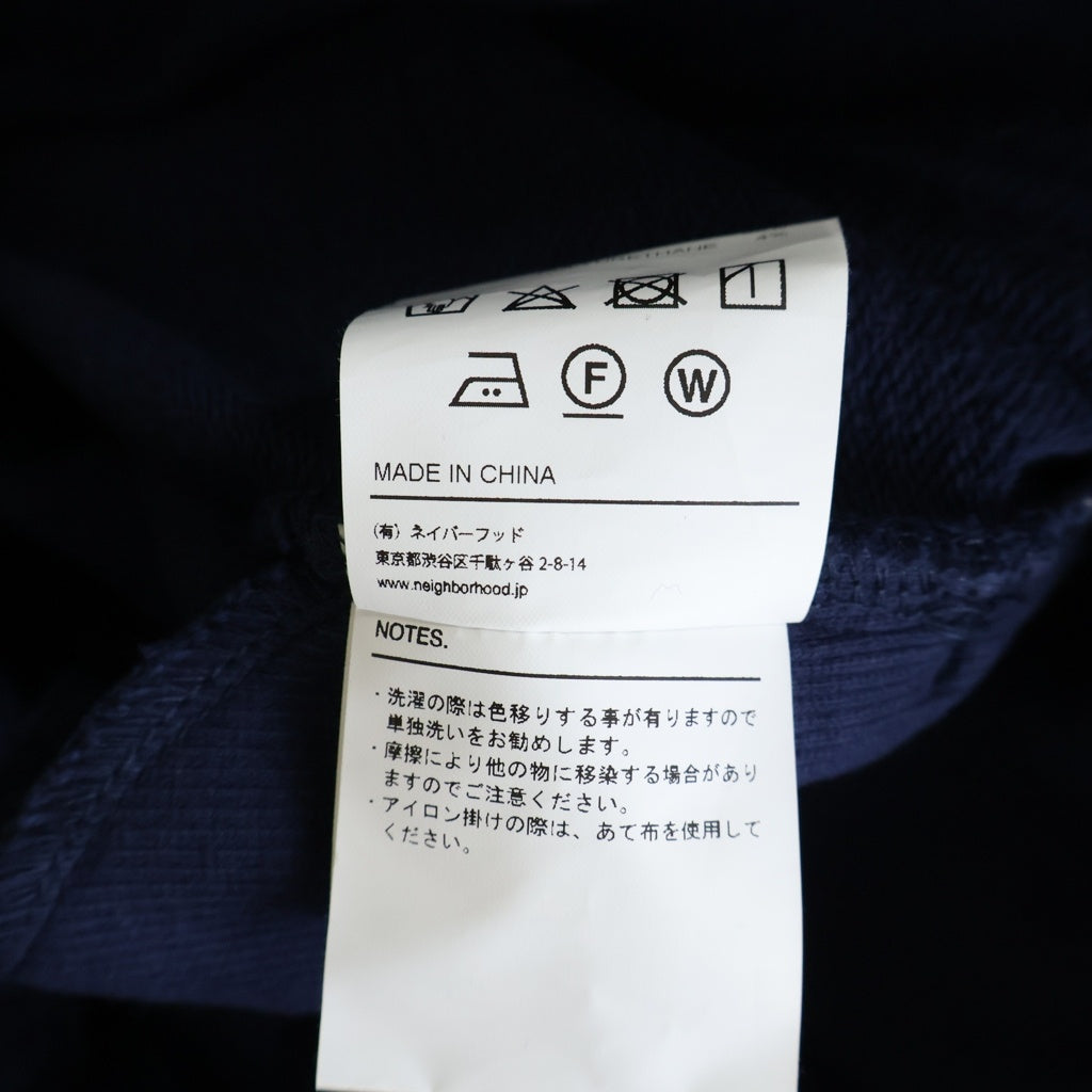 NEIGHBORHOOD(ネイバーフッド) 23SS ロゴプリント スウェットパンツ ネイビー 232QTNH-CSM01