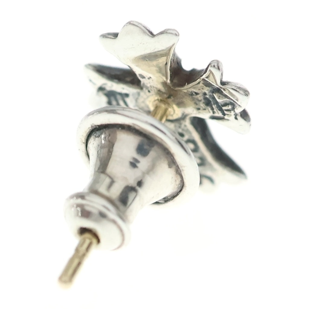 CHROME HEARTS(クロムハーツ) No2 CH CRS 1SAP CHクロススタッド 1サファイヤ ピアス シルバー