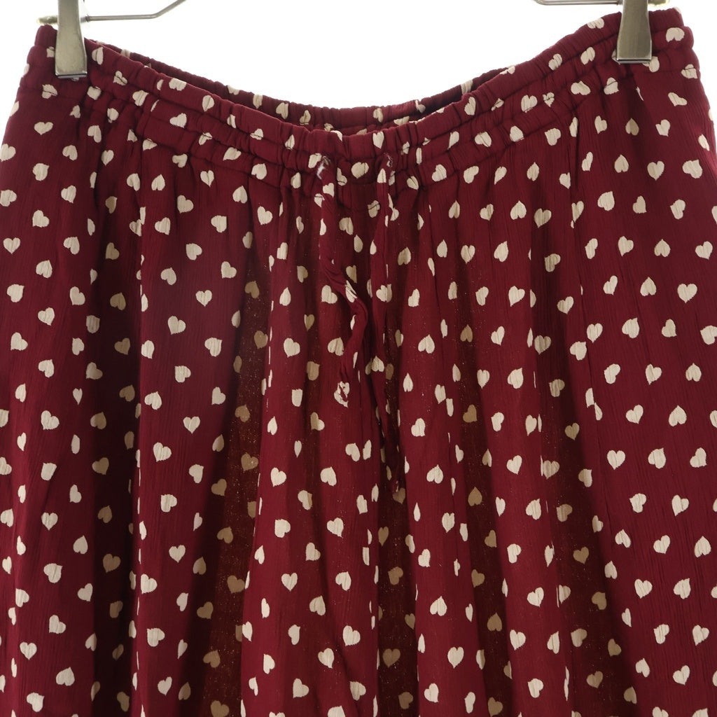 Needles(ニードルス) Double Weave Jacquard ダブル ウィーブ ジャガード ヒザデルパンツ レッド SX242