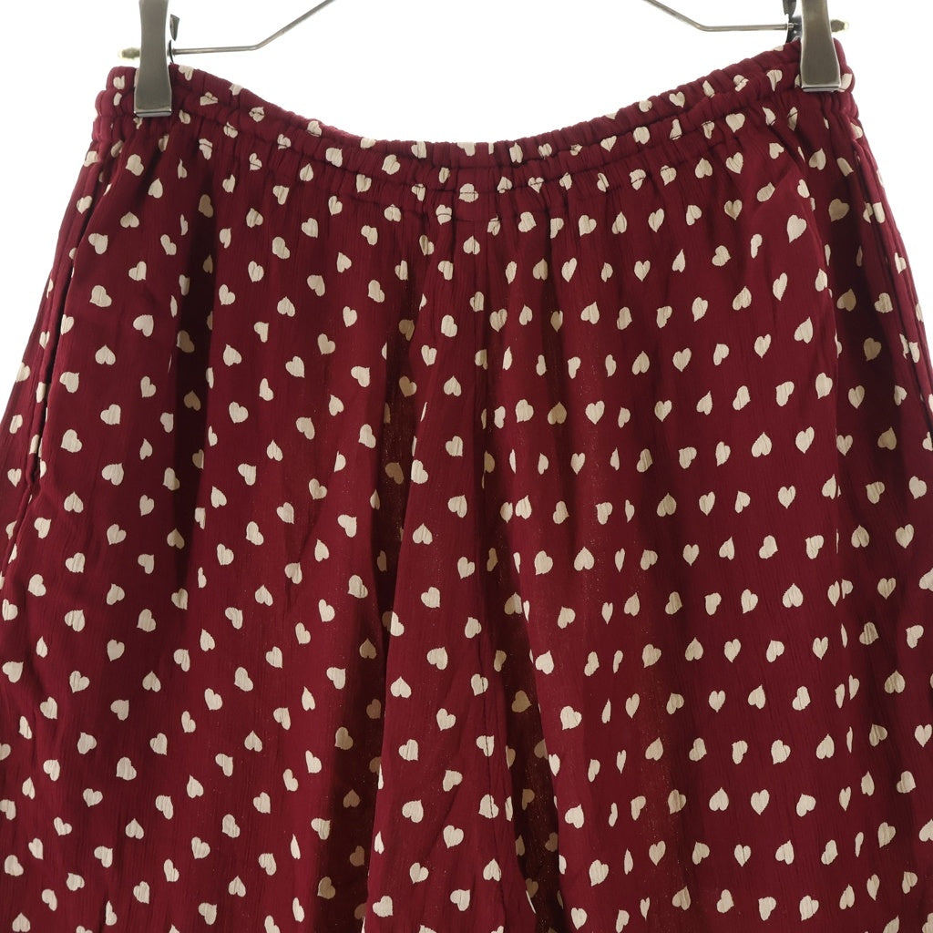 Needles(ニードルス) Double Weave Jacquard ダブル ウィーブ ジャガード ヒザデルパンツ レッド SX242